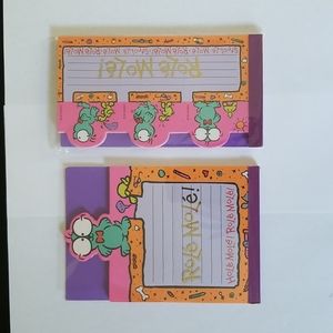 Vintage Role Mole Note Pads Sanrio 1996